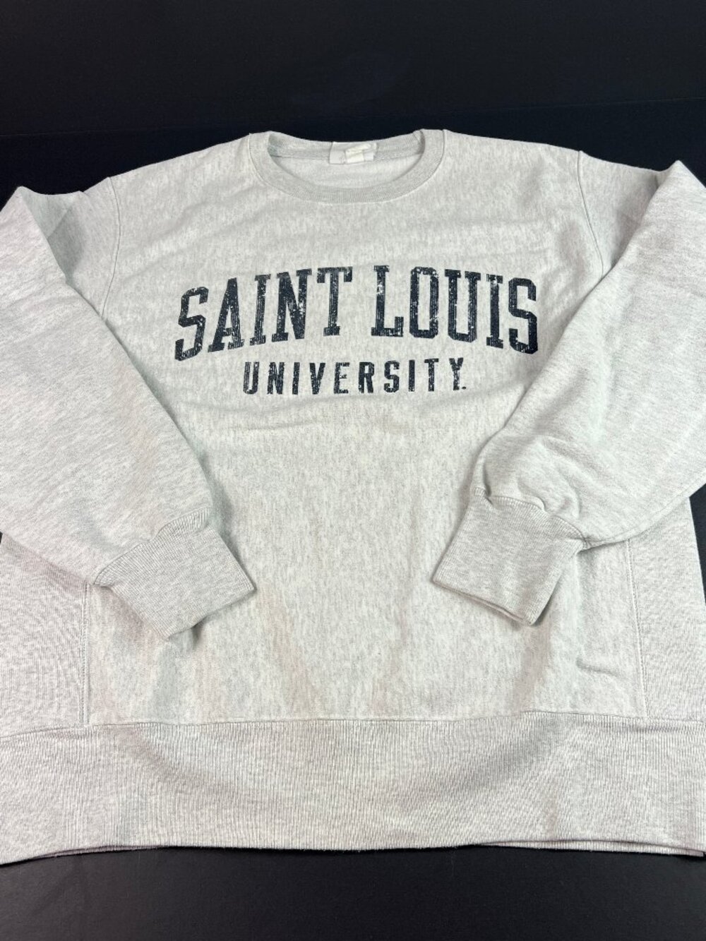 Y2K Champion Reverse Weave St Louis Billiken Sweatshirt Men Medium Grey Crewneck